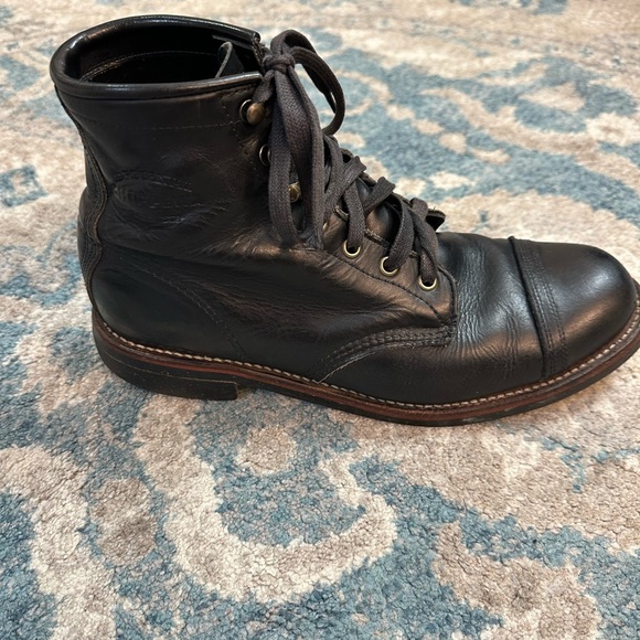 Chippewa Black Leather Men's Boots - Picture 9 of 11